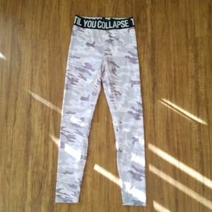Til You collapse Effortless light pinkcamo leggins